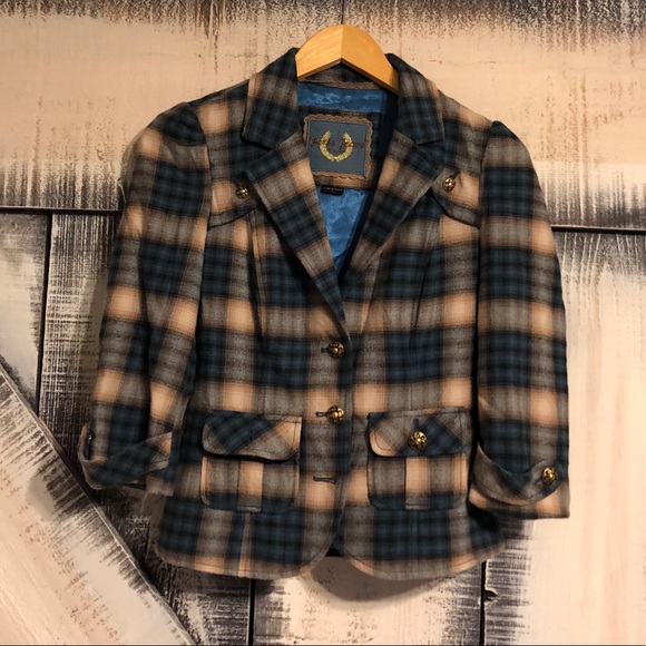guess plaid jacket